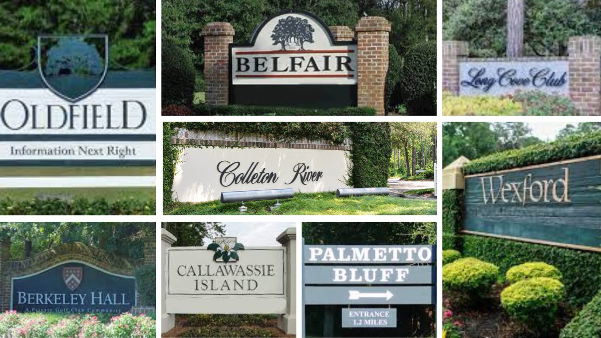 Beaufort County has multiple gated living communities.