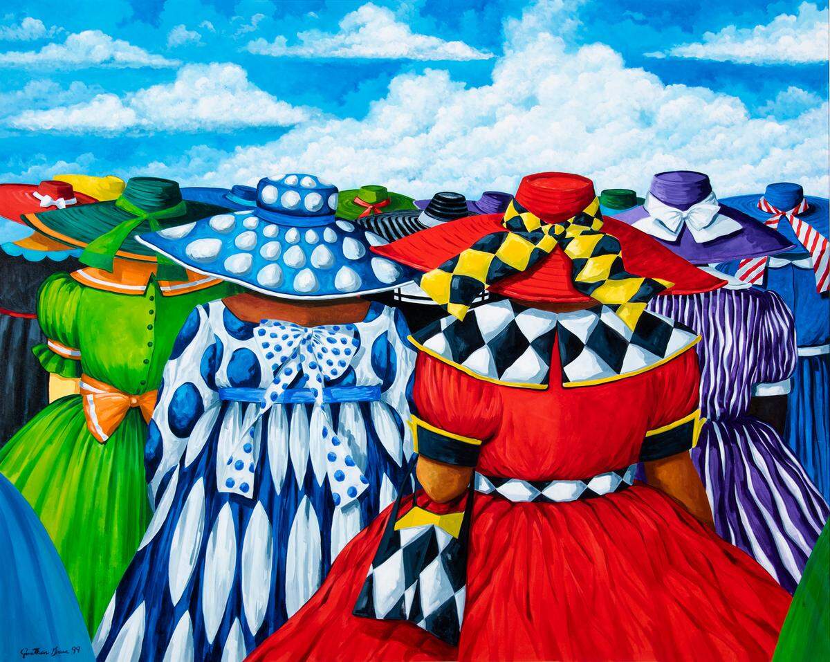 A painting by Jonathan Green