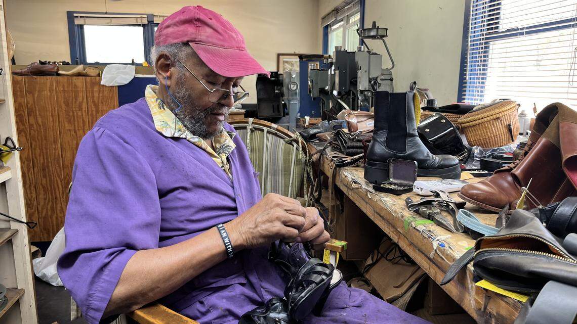 Beaufort’s last cobbler finds divine purpose in fixing shoes. ‘It’s an art’