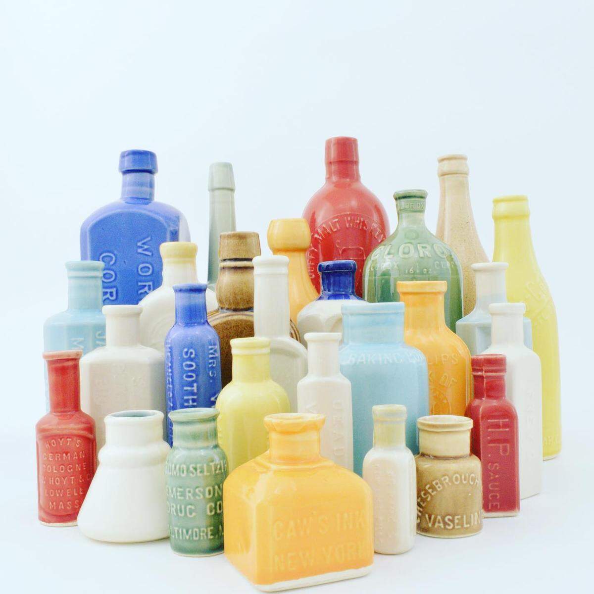 Pieces from Bluffton artist Kara Artman’s “Reconsidered Trifles” collection.