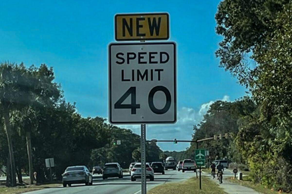 The South Carolina Department of Transportation has lowered the speed limit to 40 mph on U.S. 278 between Beach City and Dillon roads at the request of the Town of Hilton Head Island.
