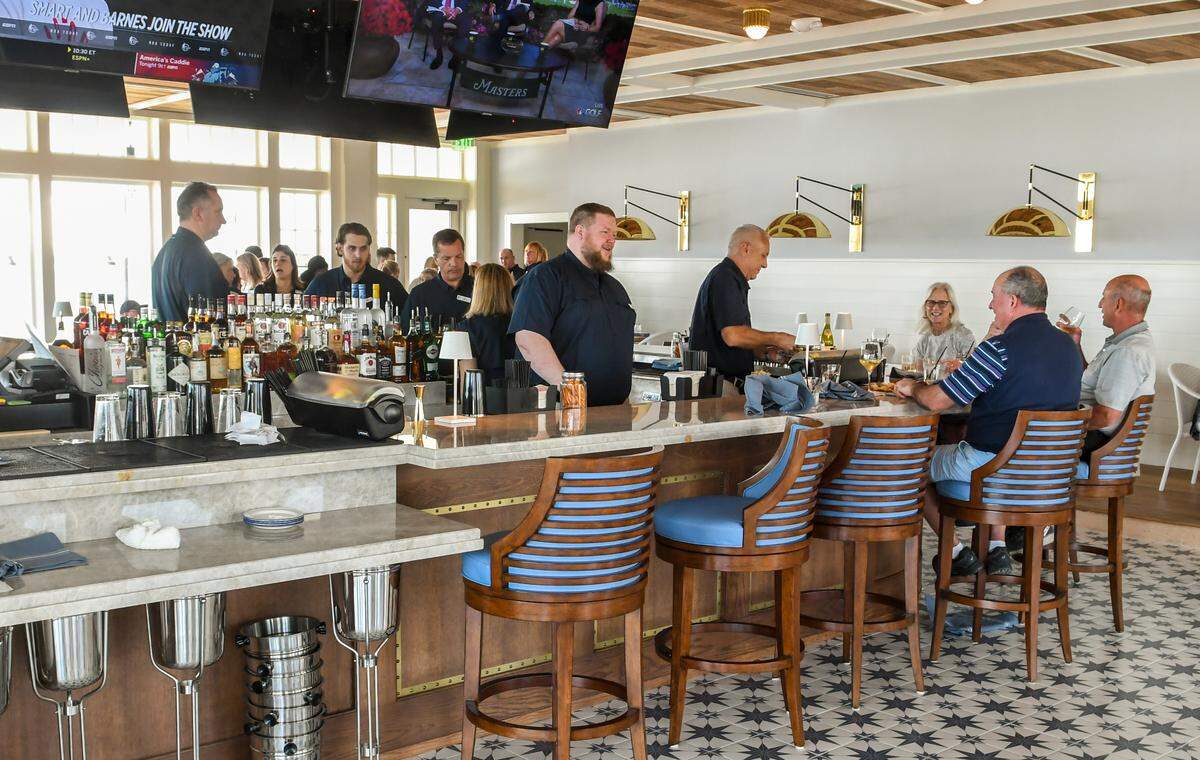A look at the Quarterdeck restaurant’s main floor as seen on Monday, April 4, 2022, in Sea Pines on Hilton Head Island.