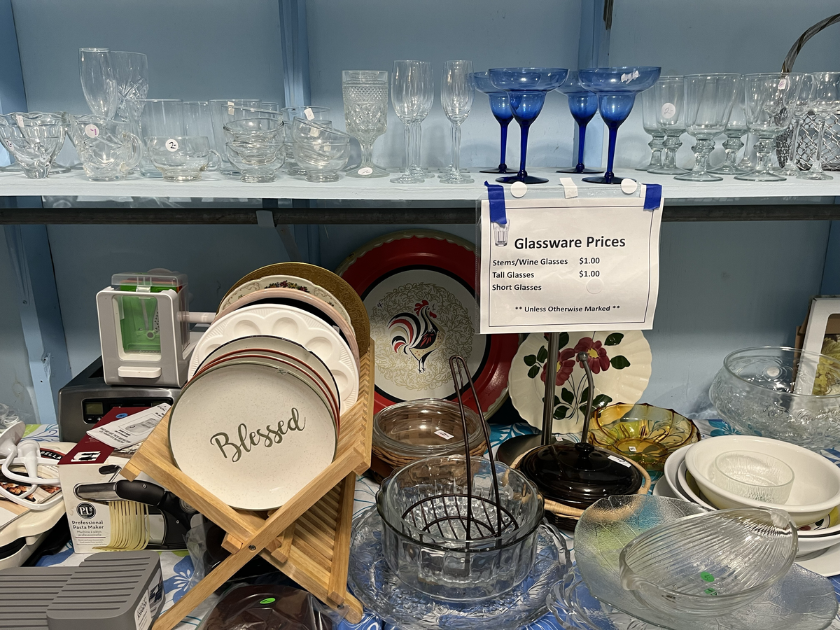 Besides bringing food to people across northern Beaufort County St. Francis Center operates a thrift store that’s helps to offset some of its costs. The charity runs primarily on donations.