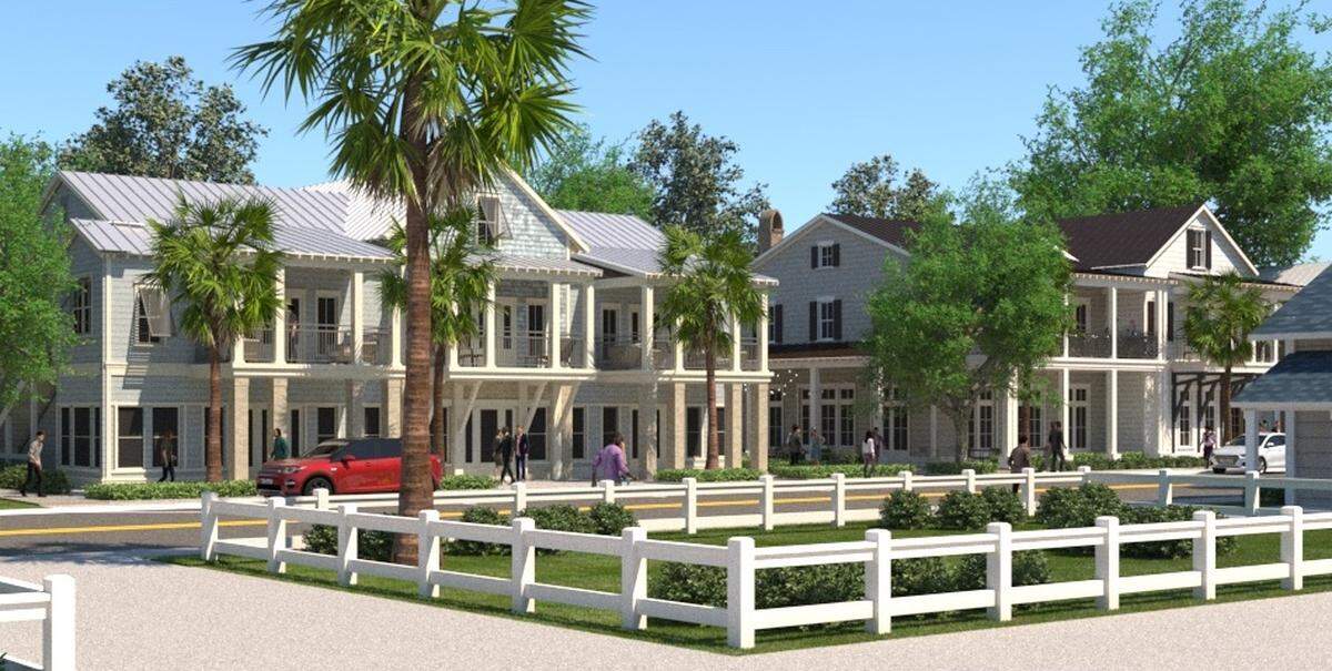 Renderings of the plan for 71 Calhoun Street in Old Town Bluffton.