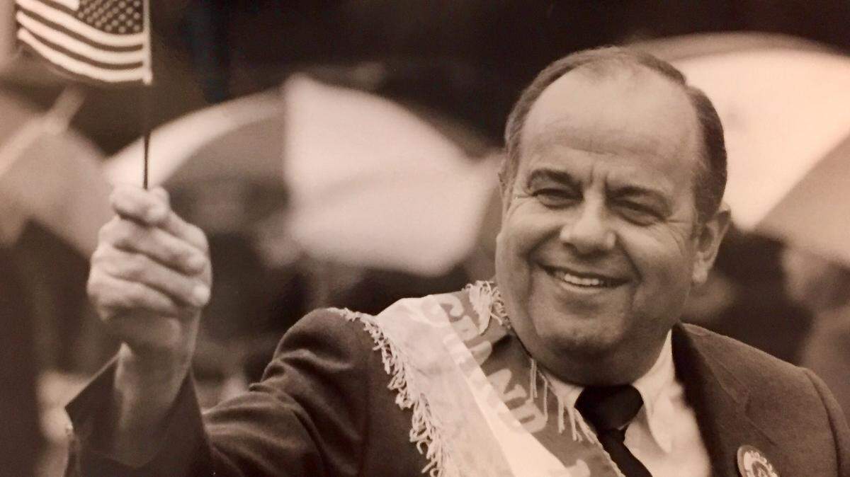 Gene Martin as grand marshal of the 1991 St. Patrick’s Day Parade on Hilton Head Island.