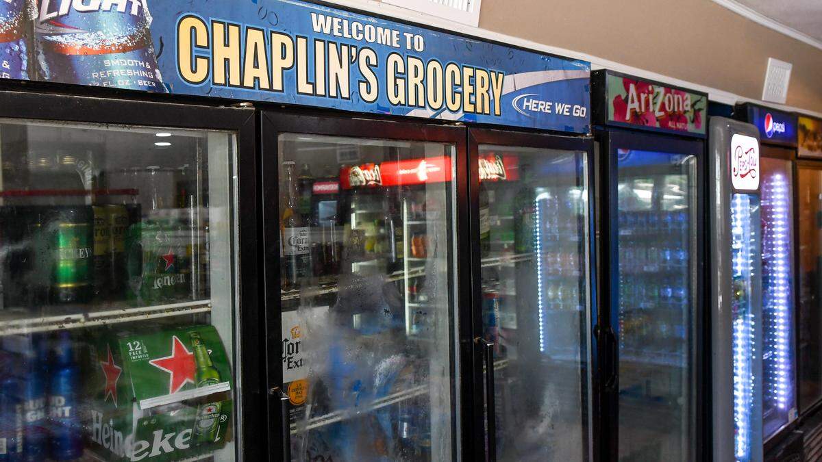 The refrigerated coolers at Chaplin’s Grocery located along Storyteller Road offers cold beverages as photographed on Wednesday, June 26, 2024 on St. Helena Island. This year will mark 50 years the family-owned store has been in operation.