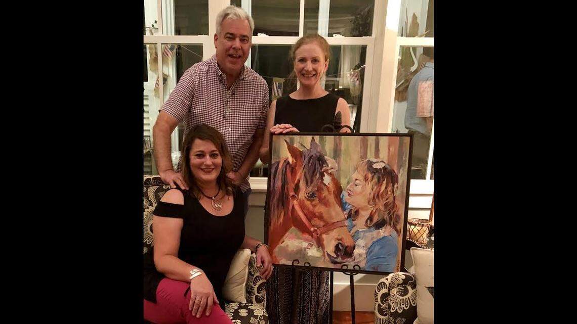 A Christmas surprise comes early at a Bluffton Labor Day celebration