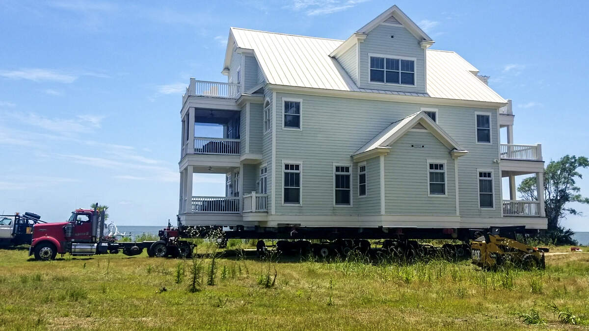 Nancy and Mike Halwig moved their Daufuskie Island, S.C. summer home further inland from oceanside to combat erosion and rising tides.