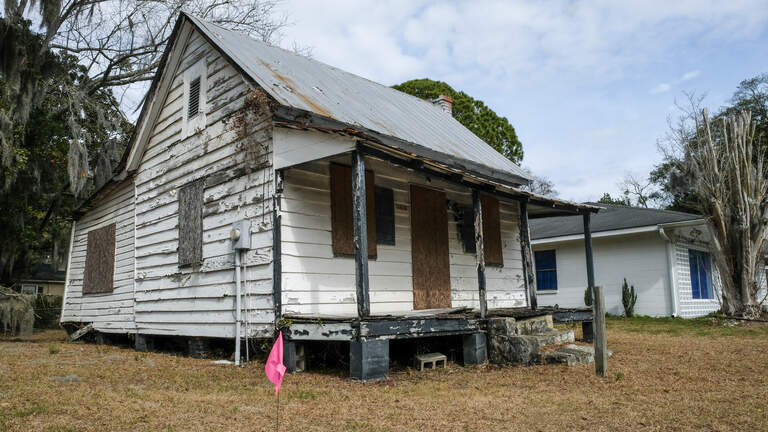 Photos show the restoration of a house owned by a freedman after Civil War