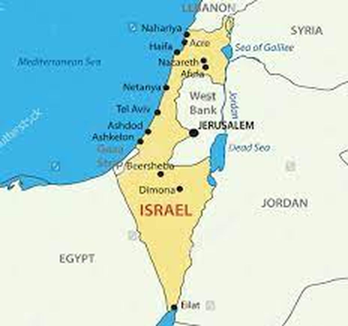 Map of Israel