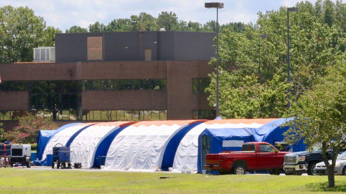 Orangeburg hospital calls on SC National Guard to build COVID-19 overflow tents