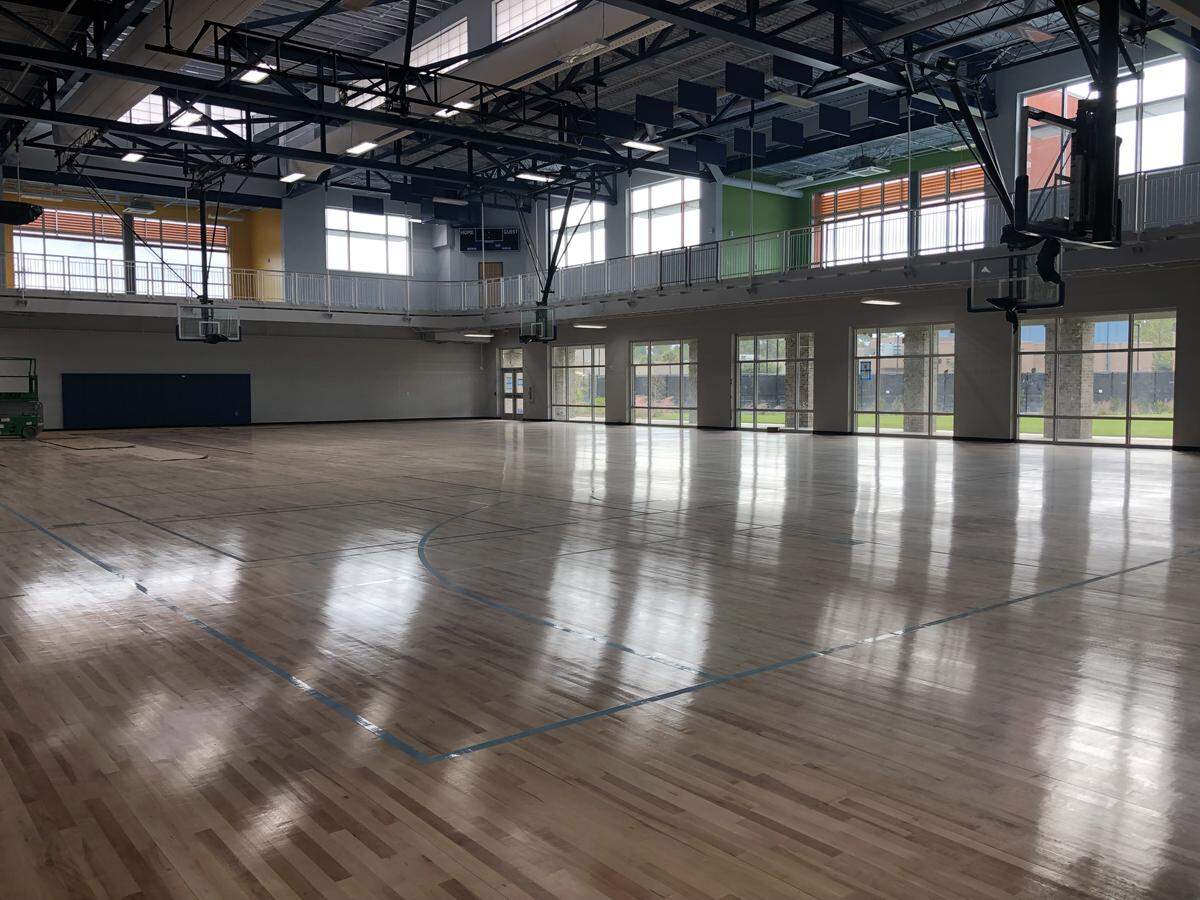 The new gymnasium at the Hilton Head Island Recreation Center.