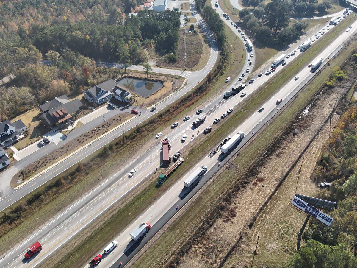 The Hardeeville Police Department advised drivers to avoid I-95 North at exit 5 until about 8 p.m. Thursday because of a traffic accident blocking all lanes of travel.