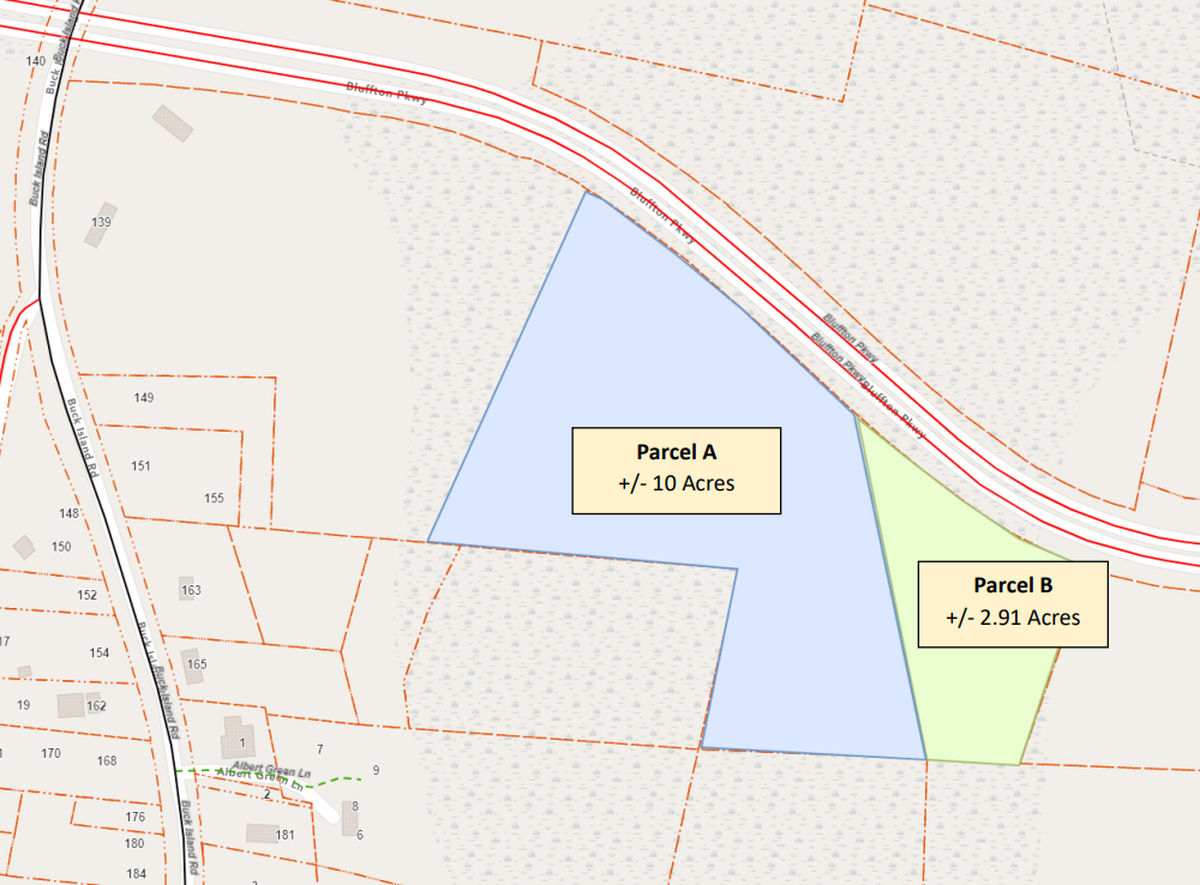 If passed, parcel A will enter Rural and Critical, but Parcel B will remain in the county’s ownership.