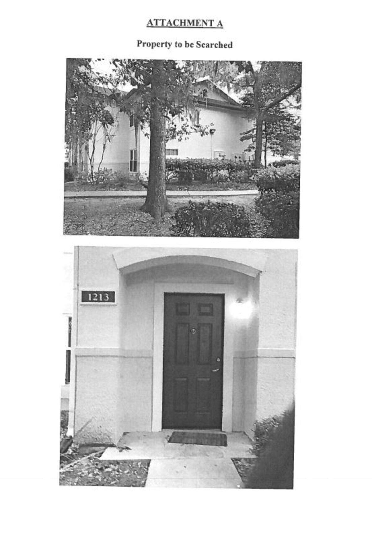 An attachment to an affidavit supporting a request for a search warrant filed in federal court shows 897 Fording Island Rd., Unit 1213 in Bluffton, an apartment in Plantation Pointe. Investigators with Homeland Security and the U.S. Postal Service allege this residence was used as part of a massive sweepstakes scam targeting older individuals across the country.