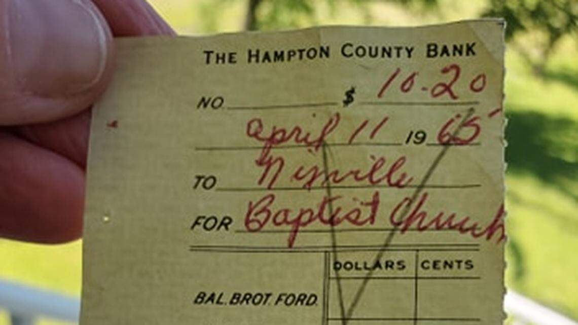 Monday’s tornado left a note on an SC porch. It was written 90 miles away ... in 1965