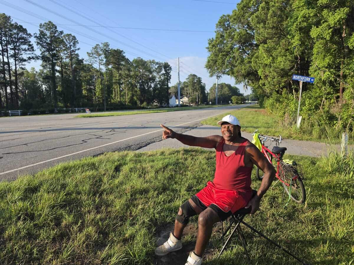 Thomas Allen Sr. has been waiving at motorists along Highway 21 just outside of Beaufort for years. Motorists, he says, respond “gloriously.” “They really appreciate me,” Allen says.