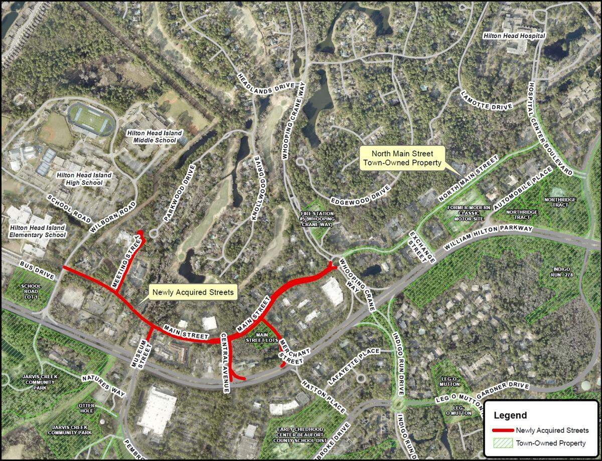 The Town of Hilton Head Island now owns and will maintain for Main Street, from Hospital Center Boulevard to Wilborn Road.