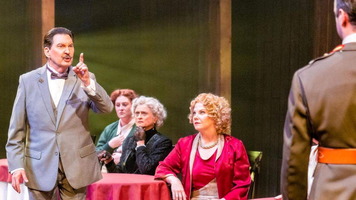 The cast of ”Murder On the Orient Express,” which plays at the Arts Center of Coastal Carolina through Oct. 27.