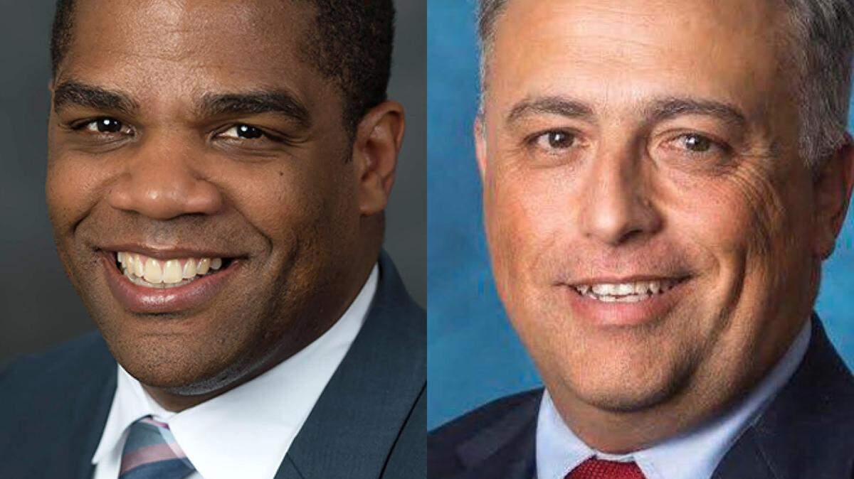 The Beaufort County Board of Education announced Saturday afternoon in a school district release that it had chosen two finalists in its search for the next superintendent: Terry Dade of Fairfax Publix Schools in Virginia, left, and Frank Rodriguez of School District of Palm Beach County in Florida, right. The public can meet both candidates at 10 a.m. April 13 in an open forum at the district’s main office in Beaufort.