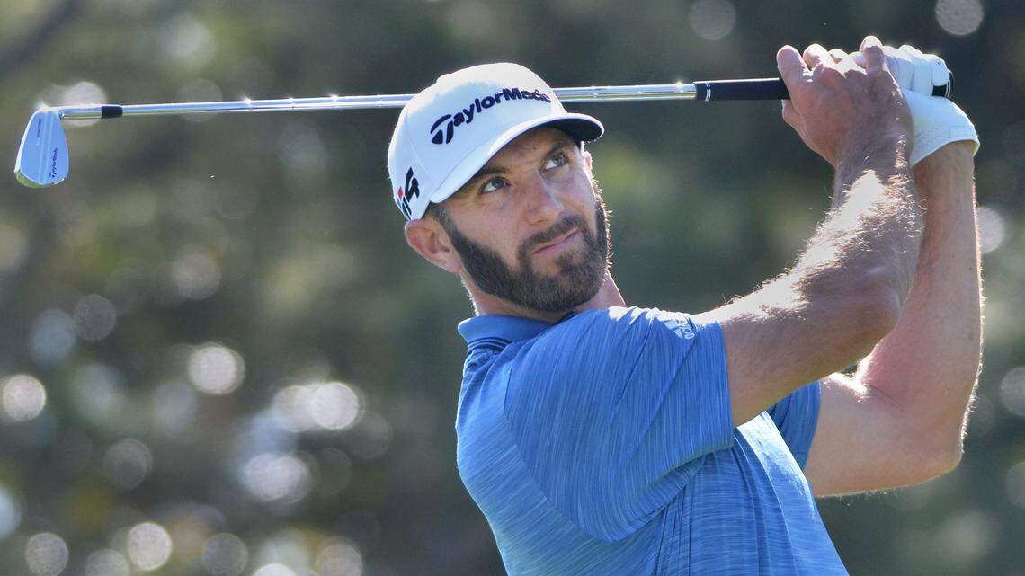 Dustin Johnson, pictured during the 50th RBC Heritage Presented by Boeing at Harbour Town Golf Links in Hilton Head Island in April, sued his former attorney Nat Hardwick and his law firm. Hardwick was convicted Friday of embezzling approximately $26 million from the accounts of Morris Hardwick Schneider and the affiliated LandCastle Title company.