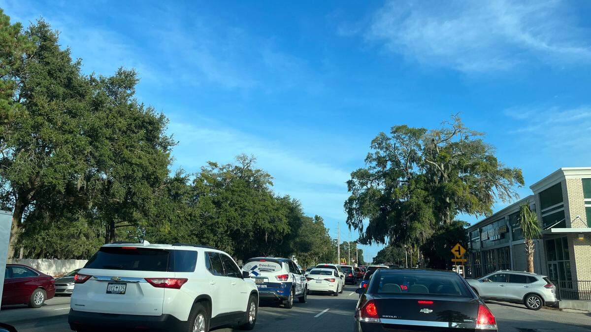 One man was injured in the shooting that clogged traffic on Lady’s Island late Thursday afternoon.