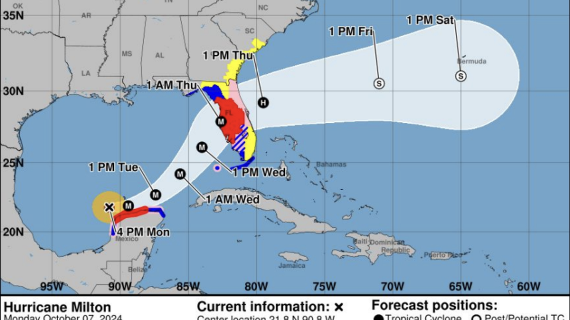 6 pm Monday update: As Milton intensifies, storm surge is top threat to Hilton Head area