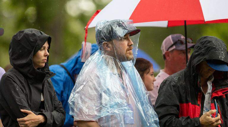 Photos: Rain delay during the final play for Hilton Head’s RBC Heritage
