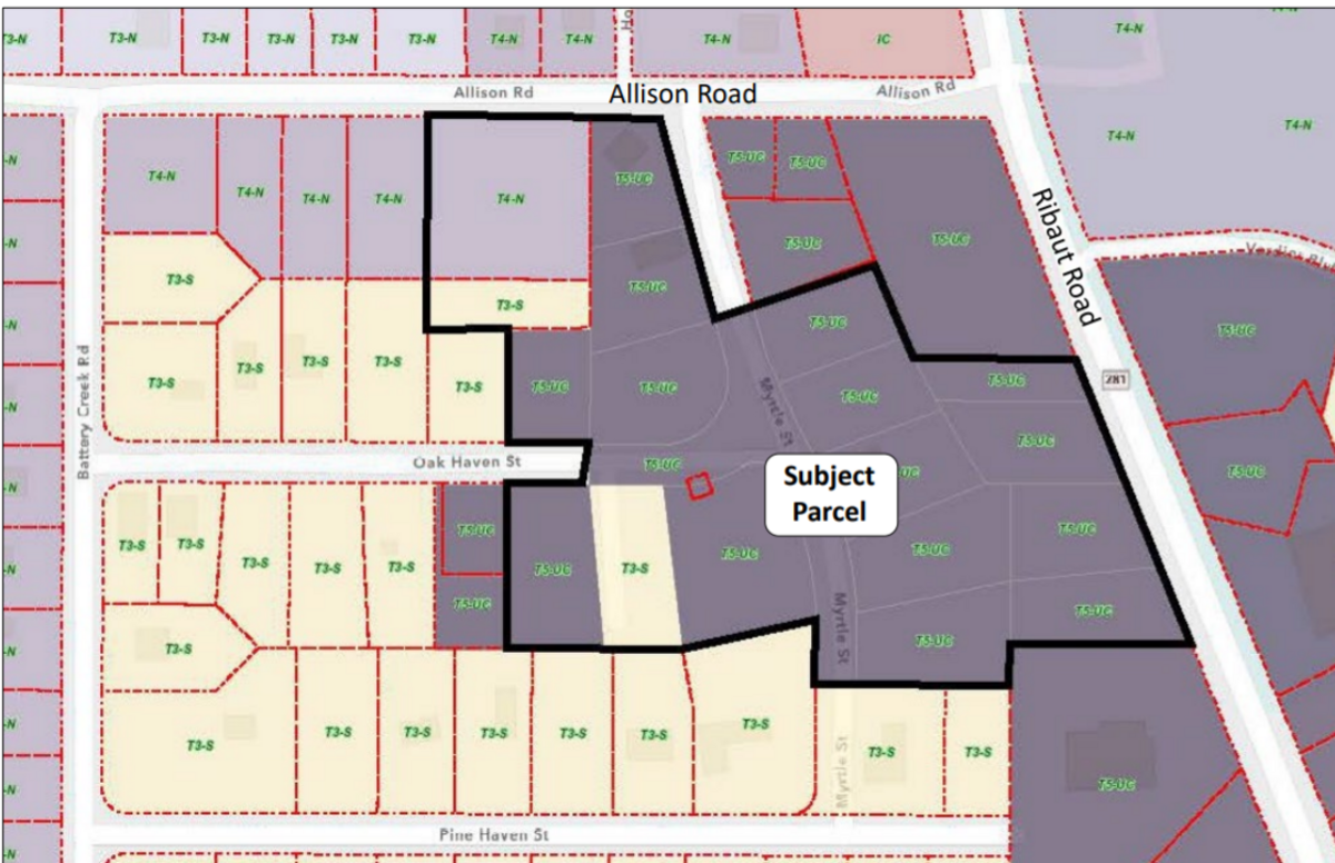 Whitehall Point Holdings is planning a major subdivision of three parcels on 11.95 acres at the southwest corner of Ribaut Road and Allison Road in Beaufort.