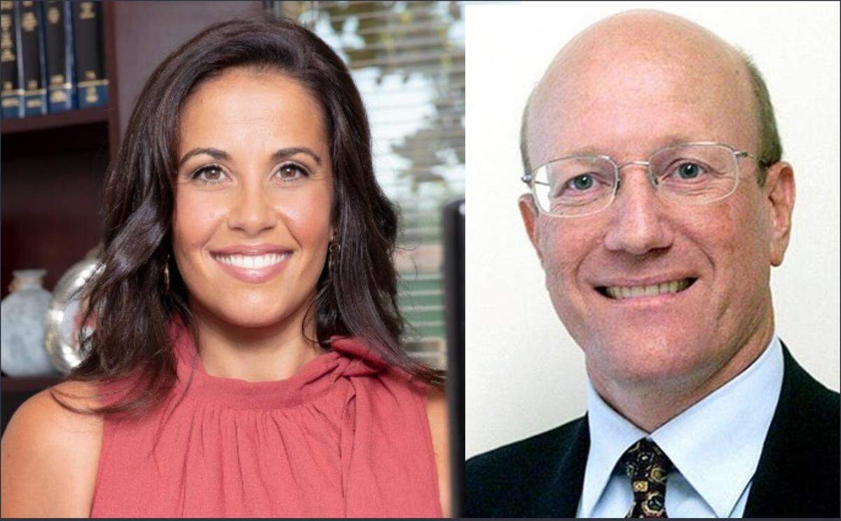 Beaufort County Treasurer Maria Walls (left) filed a lawsuit Monday against County Auditor Jim Beckert (right) claiming that he harassed and stalked her for years.