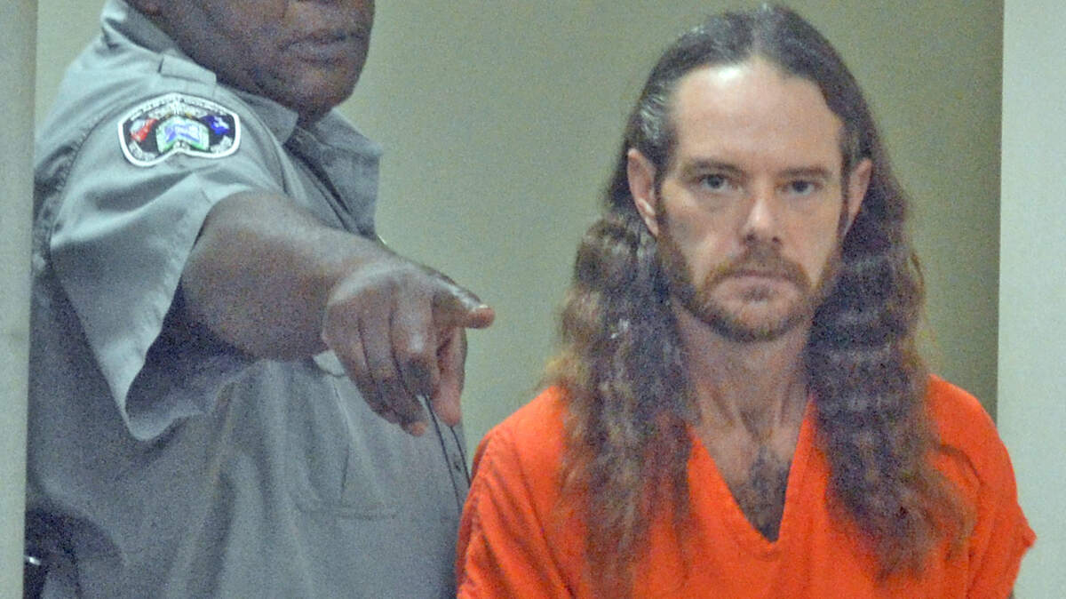 Walter William Glass enters a preliminary hearing Aug. 30, 2013. Glass, 41, is charged will killing Pritchardville resident Melanie Lowther on July 31, 2013.