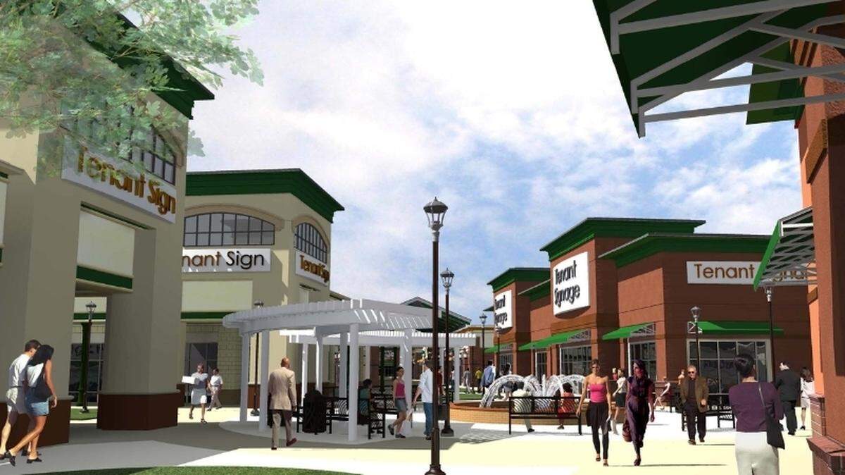 Tanger Factory Outlet Centers Rendering