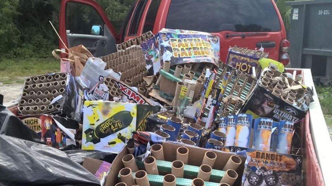 Hilton Head lifeguards haul off 7 trailers of trash from illegal fireworks on the beach