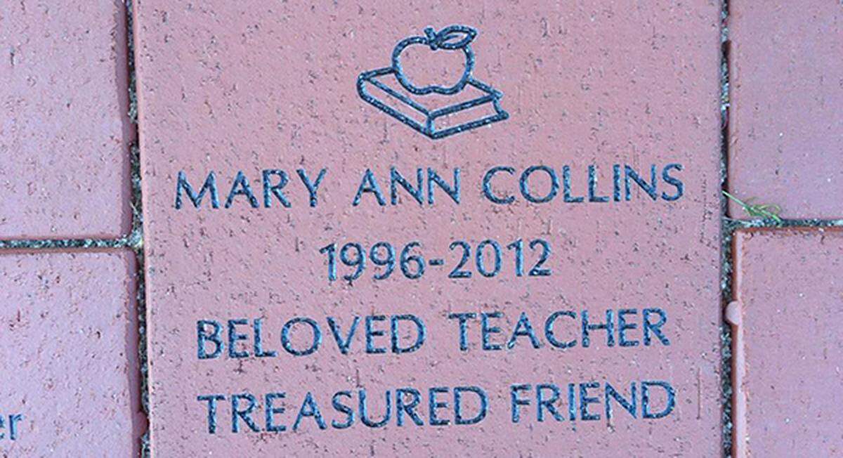 A memorial to Mary Ann Collins, who died in a July 6, 2012, wreck on Interstate 95 in Jasper County.