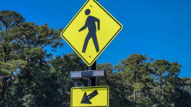 How will strobe lights stop drivers as walkers cross Hilton Head’s 8-lane highway?