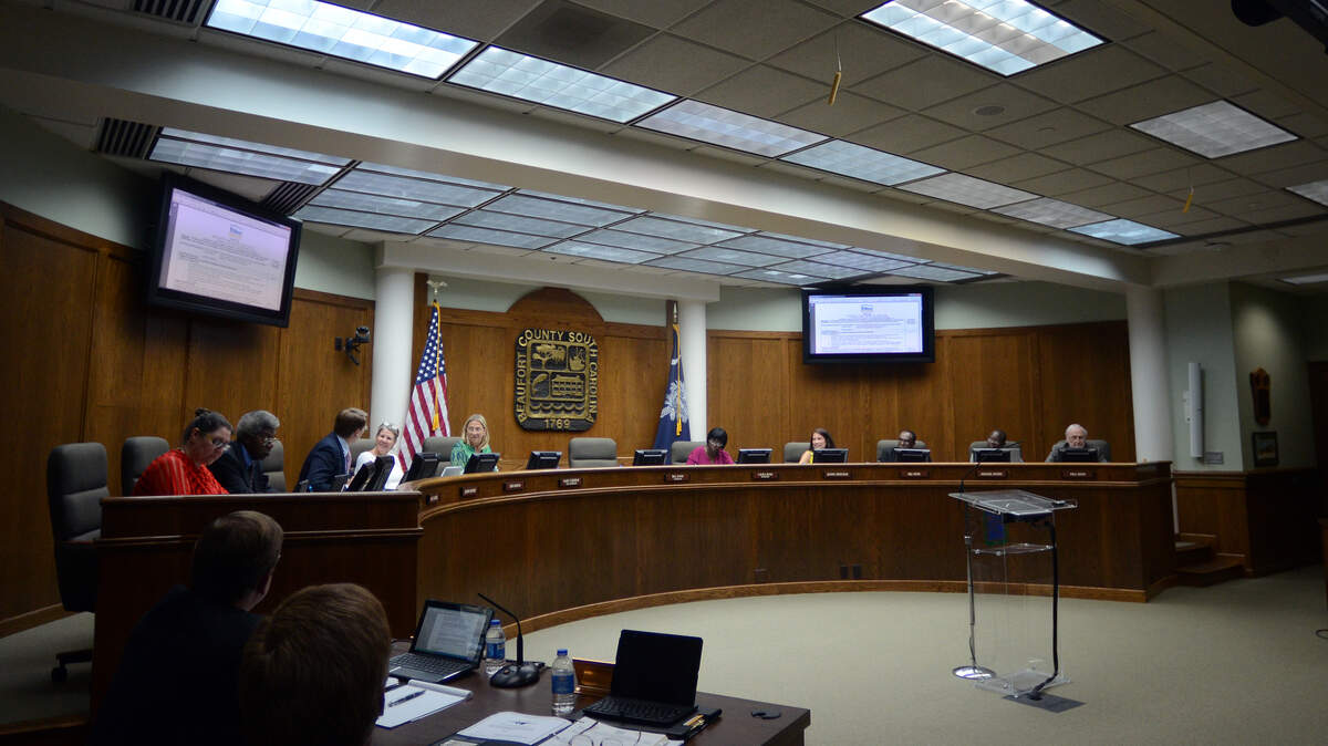 FILE: Beaufort County School Board meeting held in the Beaufort County Council Chambers in Beaufort on Oct. 6, 2015.