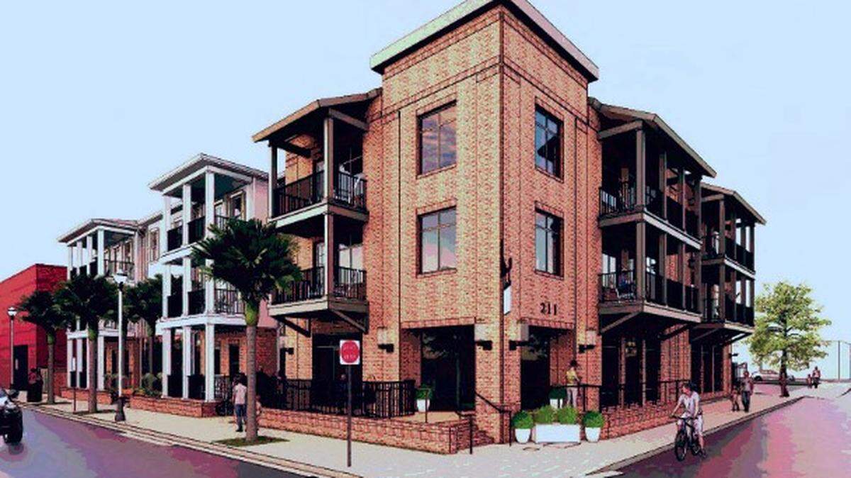 Apartments proposed for Charles Street.