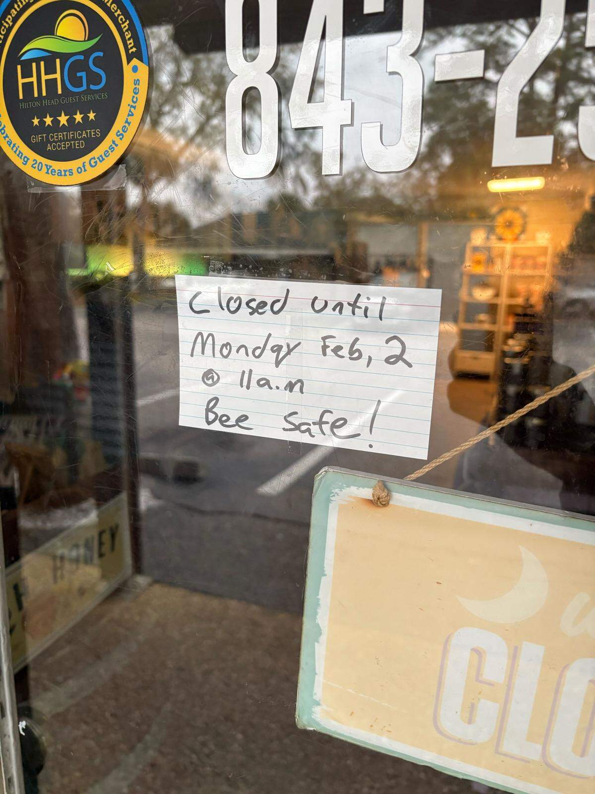 Hilton Head House of Honey wasn’t taking any chances Saturday, Jan. 31, 2026 ahead of predicted snow.