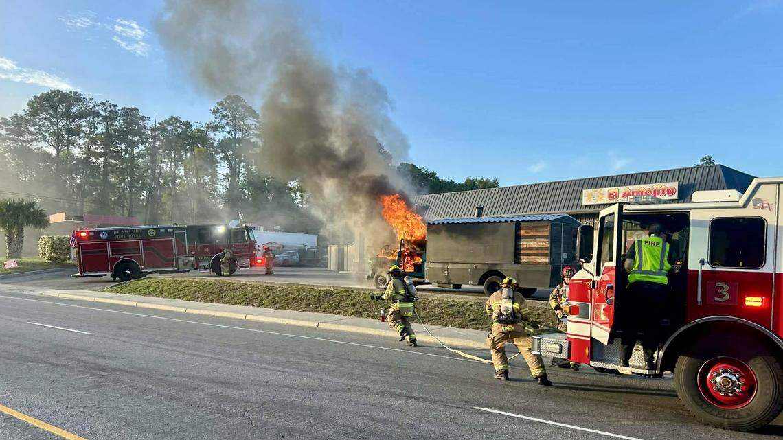 Donations pour in after beloved Beaufort County food truck catches fire
