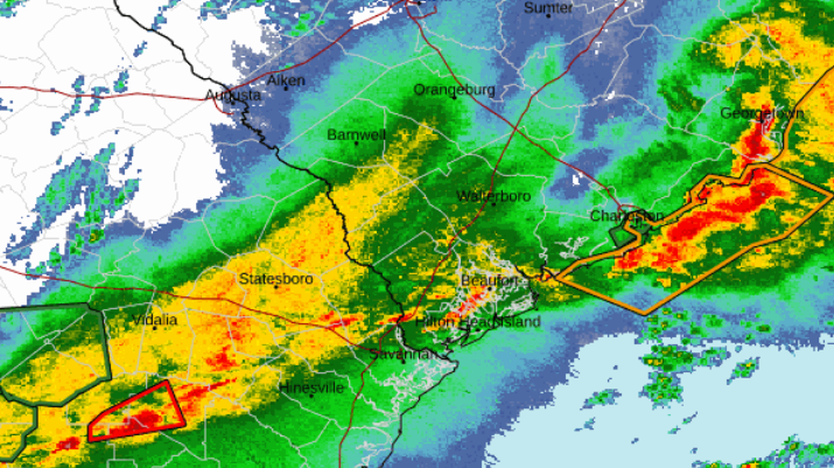 There is a Special Marine Warning including the Coastal waters from South Santee River to Edisto Beach and Charleston Harbor until 10:15 a.m Saturday, March 9.