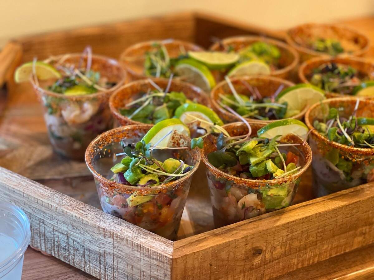 Ceviche at Cactus Street Cantina on Hilton Head Island
