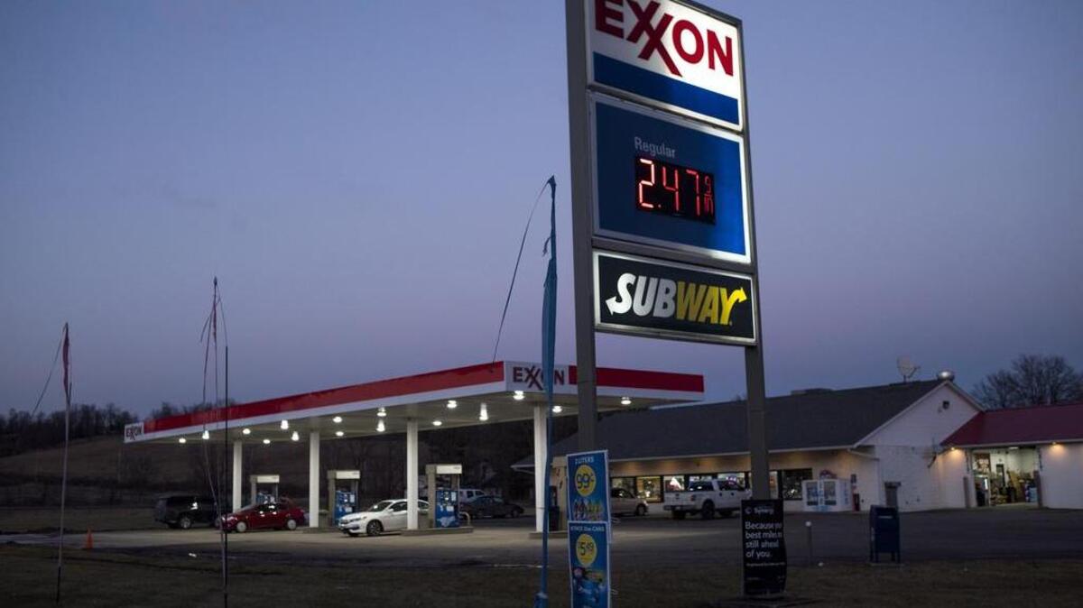 An ExxonMobil gas station