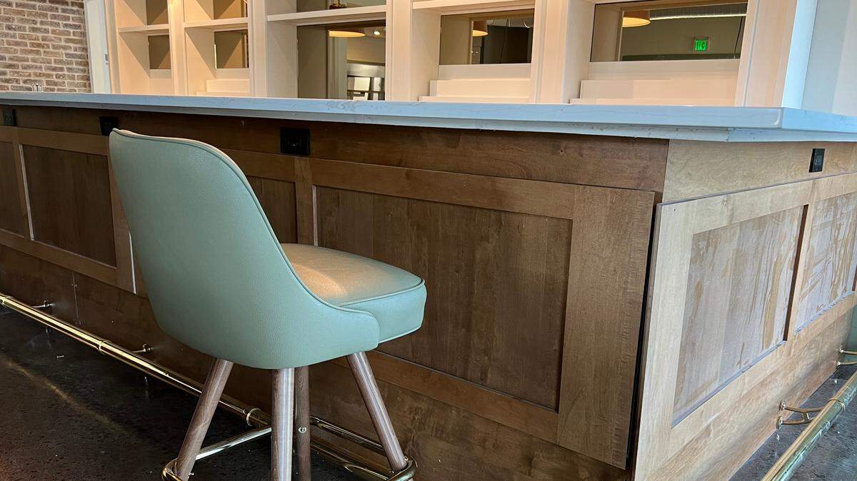 The bar soon will be stocked at Joelle restaurant in Old Town Bluffton.
