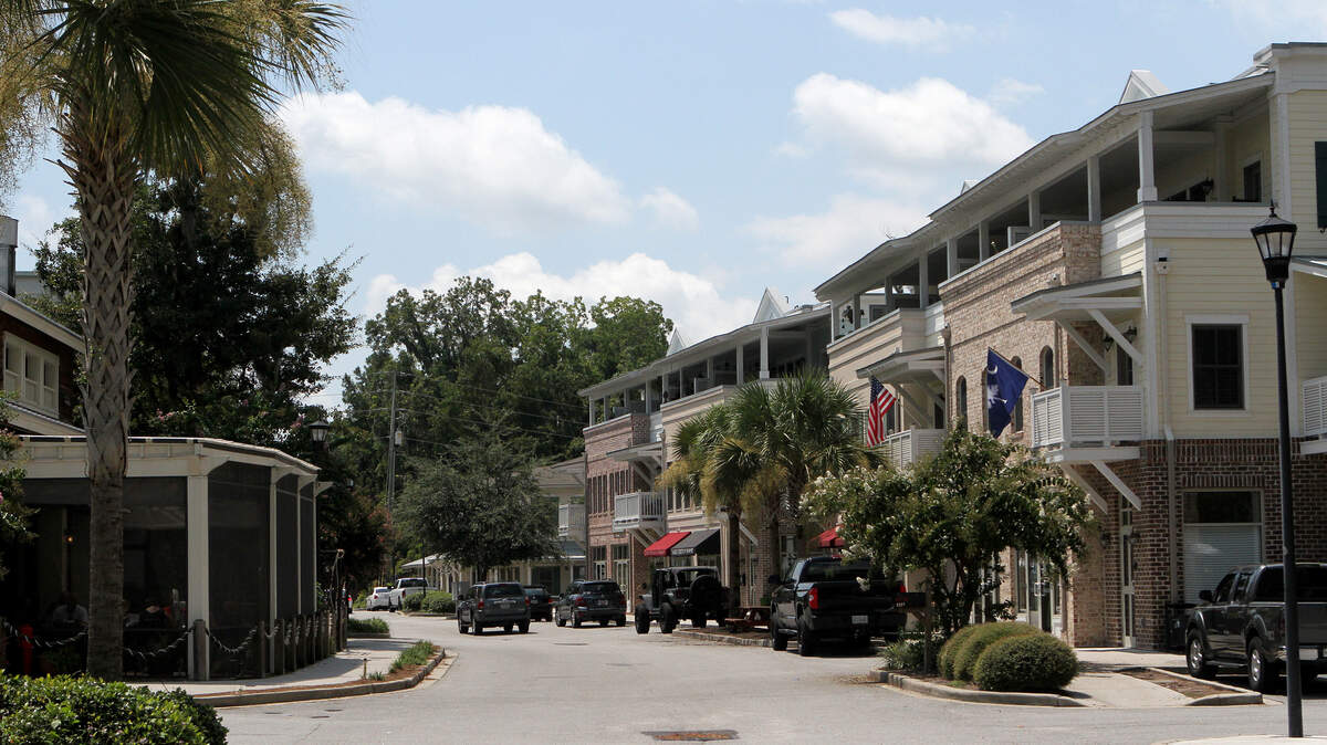 The Promenade in Bluffton as seen on Sunday, Aug. 23, 2015.
