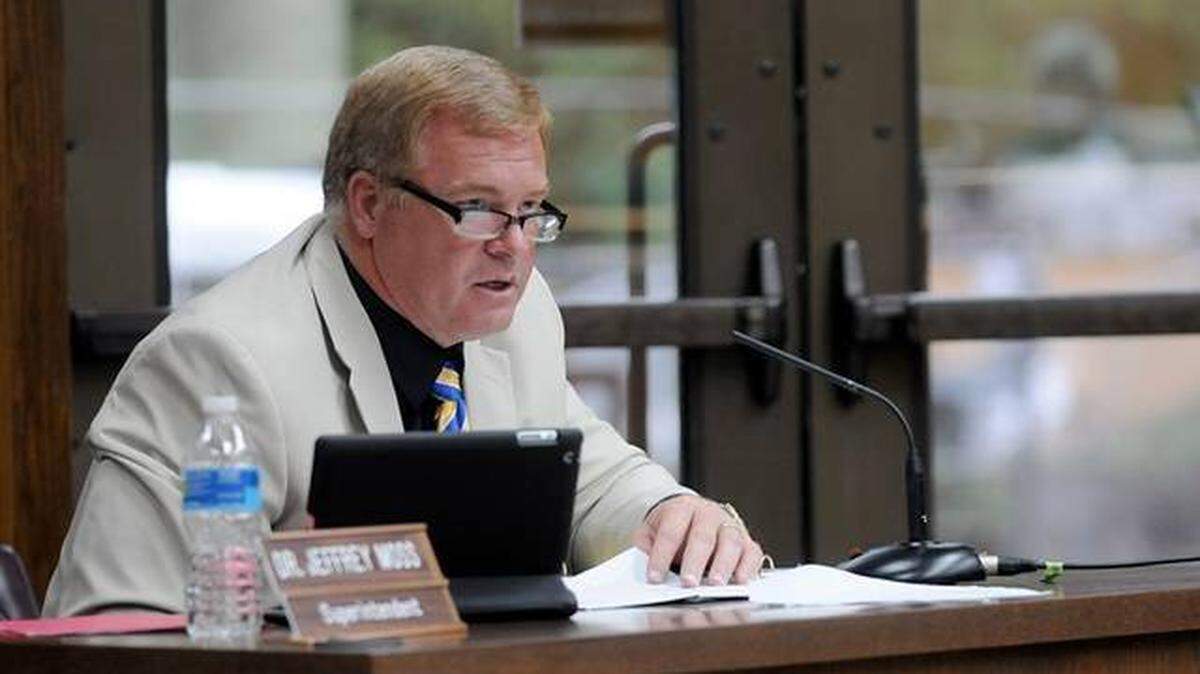 A file photo of Beaufort County schools superintendent Jeff Moss