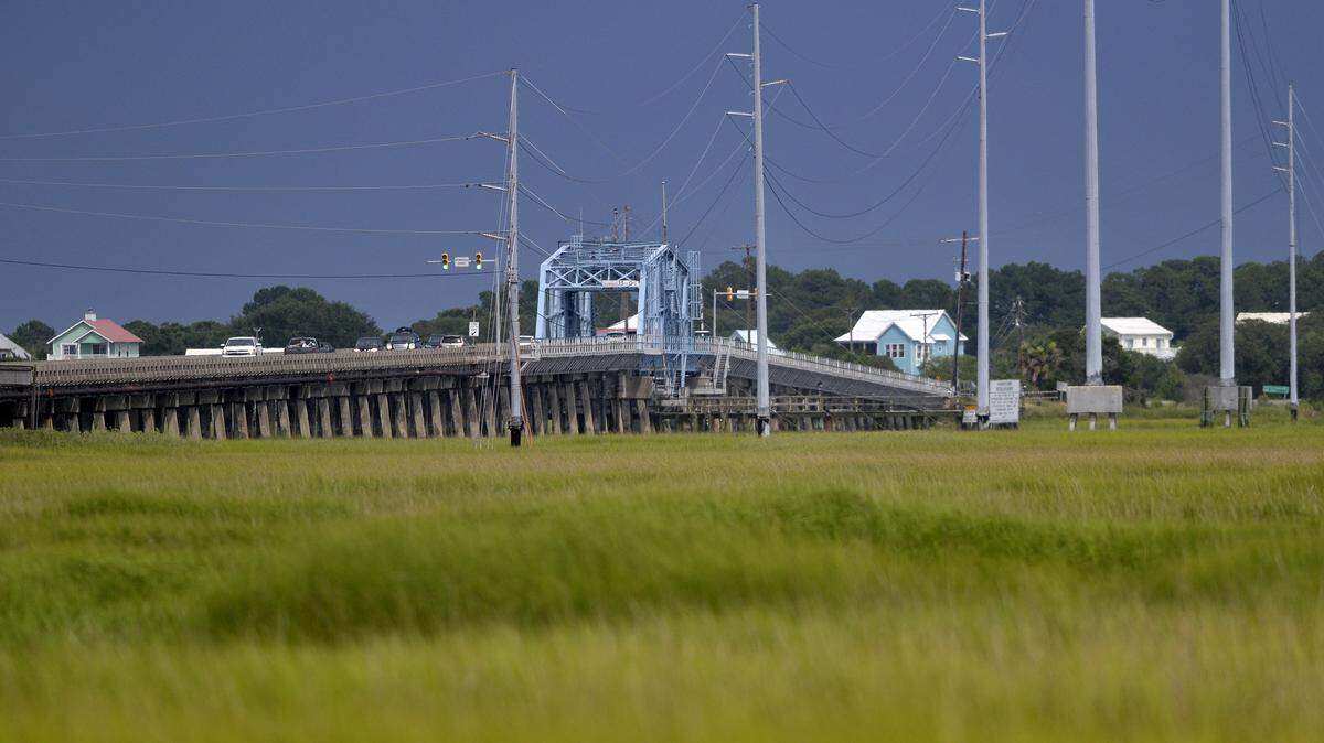 The Harbor River Bridge as seen on Saturday afternoon.  The bridge connects St. Helena Island to Harbor Island.