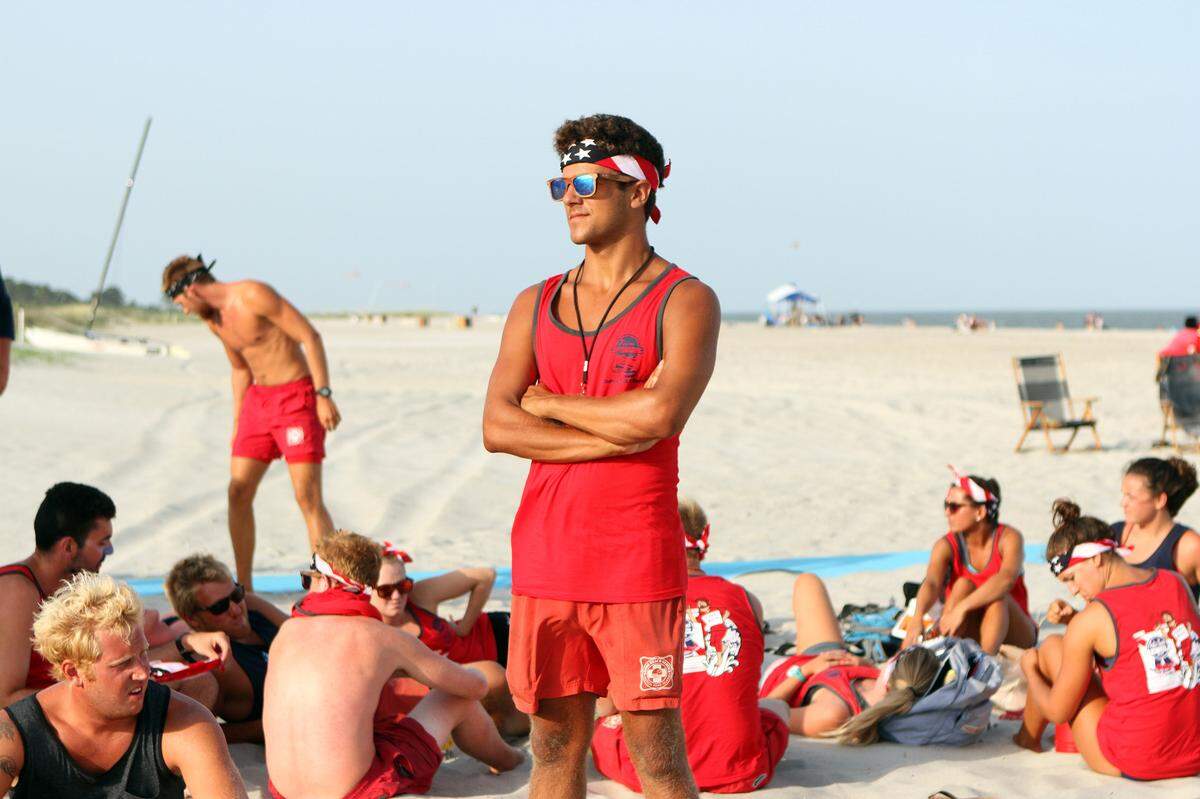 18th Annual Lifeguard Competition ends with Beach Flags competition on Wednesday night at Islander’s Beach on Hilton Head Island.
