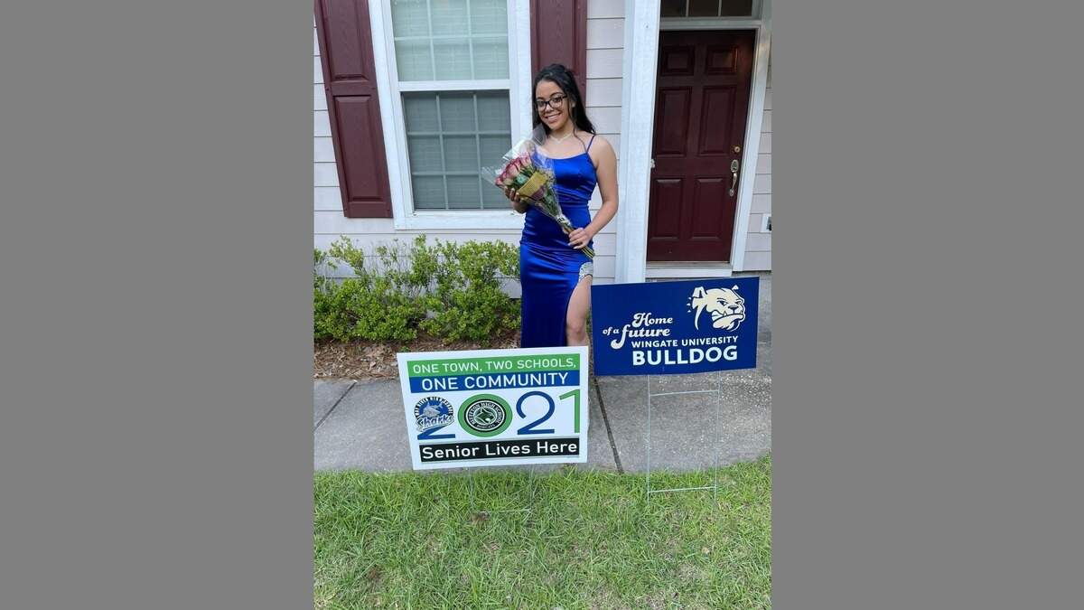Arianna Geraldine Escalona Sanchez graduates from Bluffton High School Friday. 