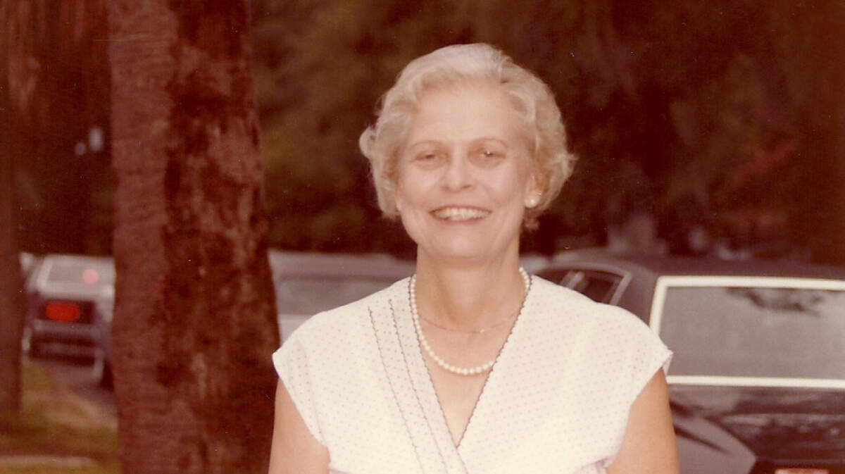 Jean Tanner snapped this photo of a smiling Mary O. Merrick.