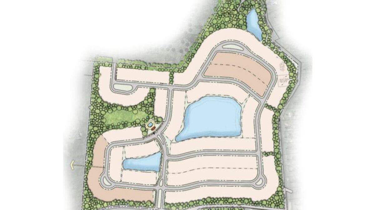 Conceptual master plan for Malind Pointe as presented to Hardeeville Planning Commission